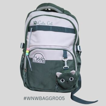 Cute Cat Bag Green