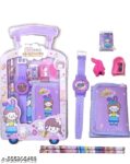 Stationery Return Gift set with Watch & Wallet Combo for Kids
